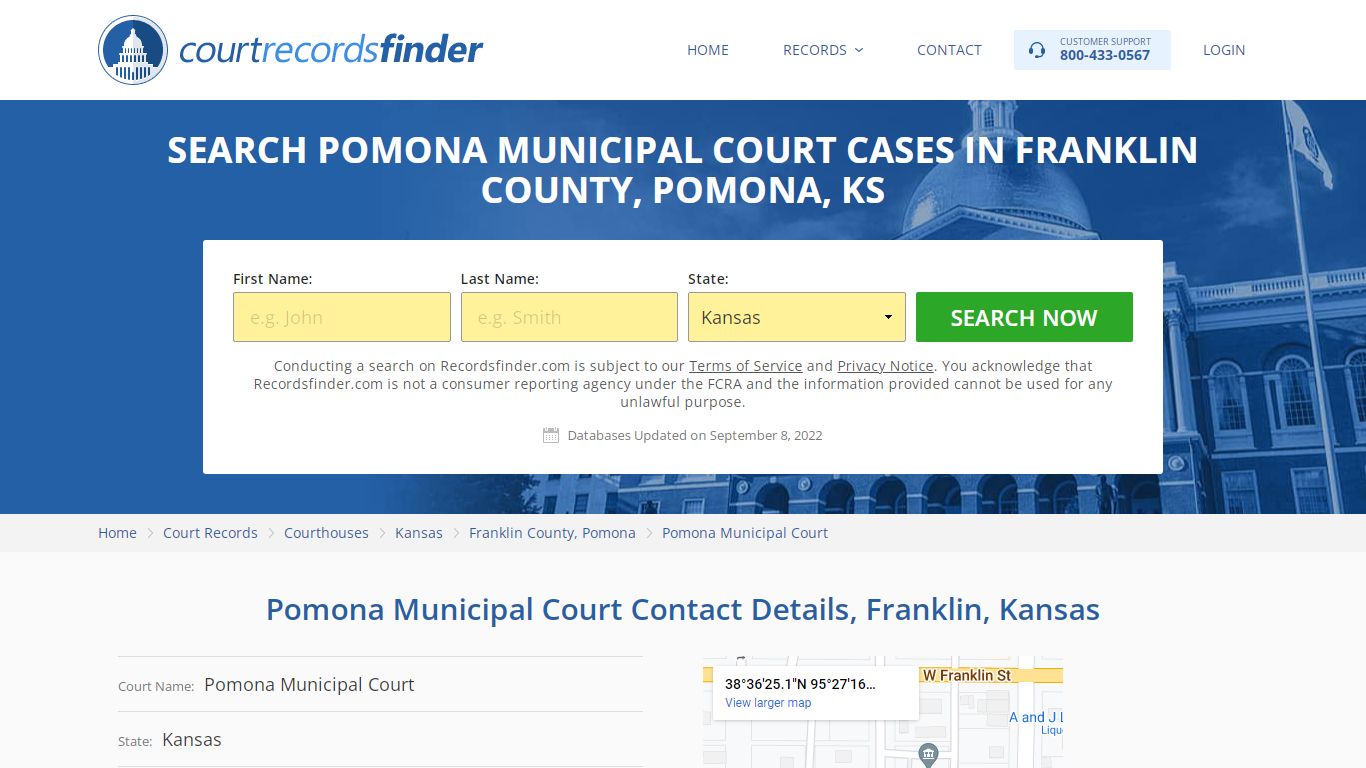 Pomona Municipal Court Case Search - RecordsFinder